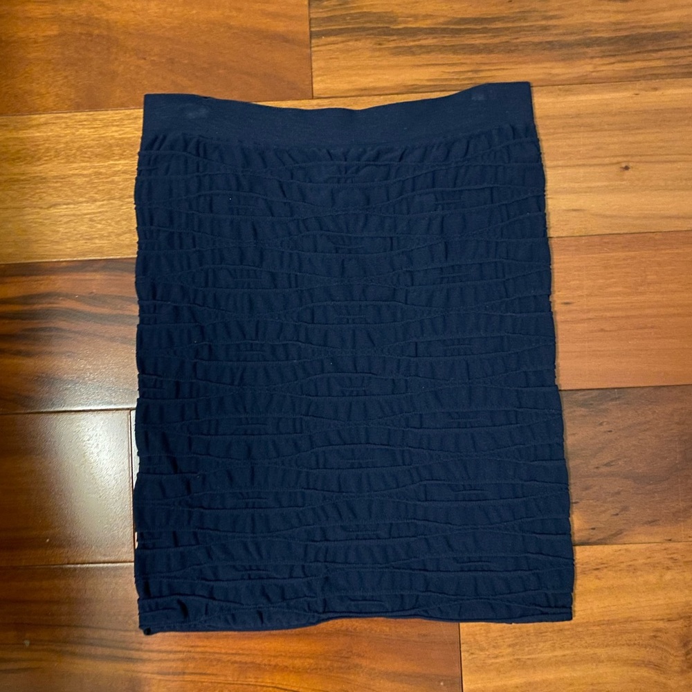 Navy pencil skirt. Size s/m